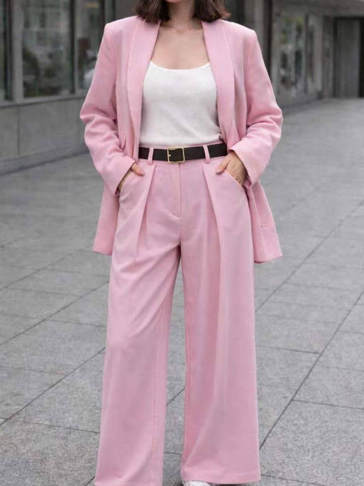 Vida byxor med skärp 13728 för wholesale av L.STEVEN