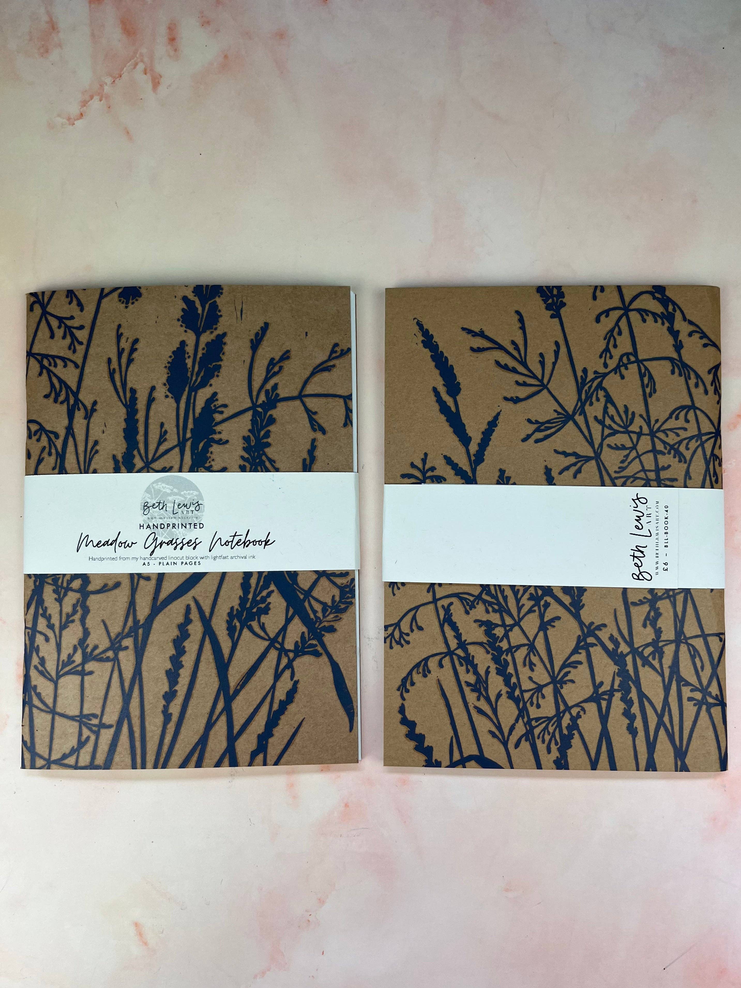 Beth Lewis Art – wholesale Notebook – A5 Kraft Notebooks - Various Designs20