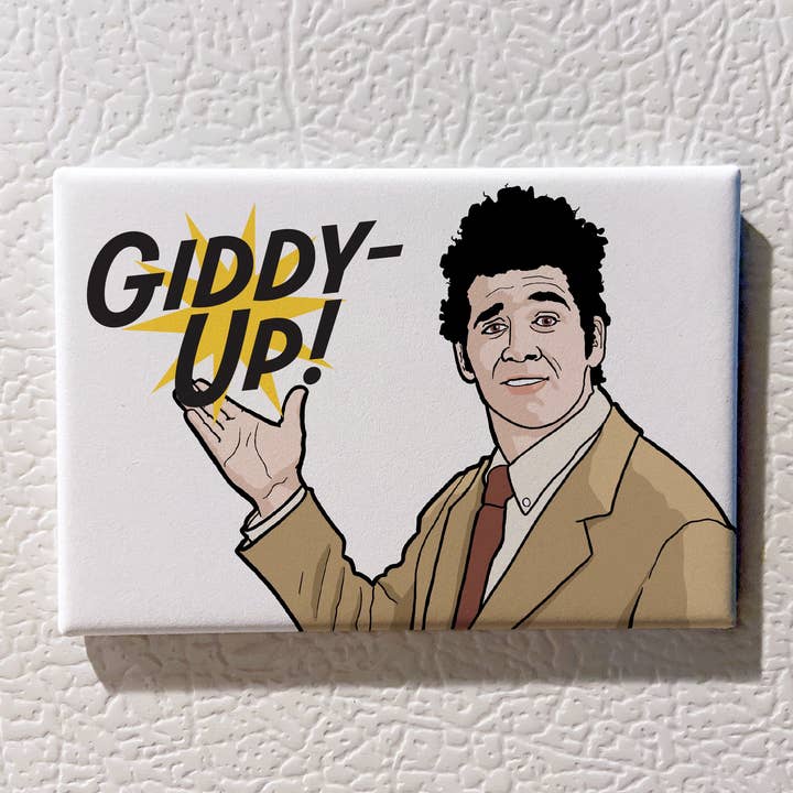 The Red Swan Shop - Wholesale Magnet - Seinfeld Souvenir Magnet - Cosmo Kramer