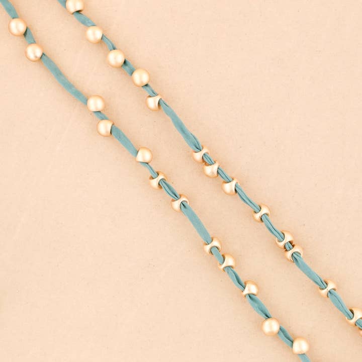 Sonata - Wholesale Snap Jewelry - Imitation Metal Ball Long Necklace4