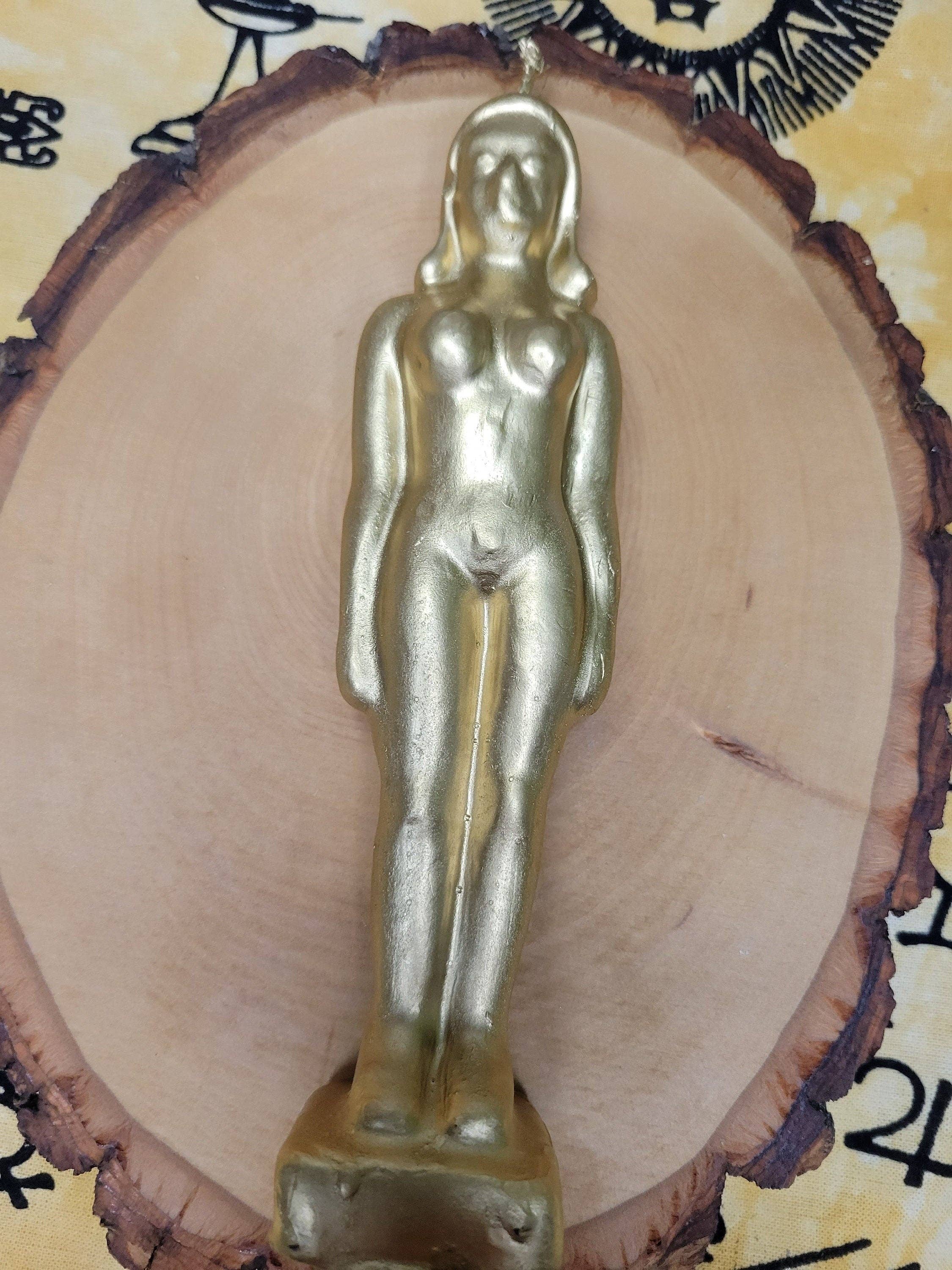 My Magic Place Shop - Wholesale Novelty Candle - Gold Lady Candle Silver Man  Ritual Candle Gold Man Figurine Candle Spell Candle0