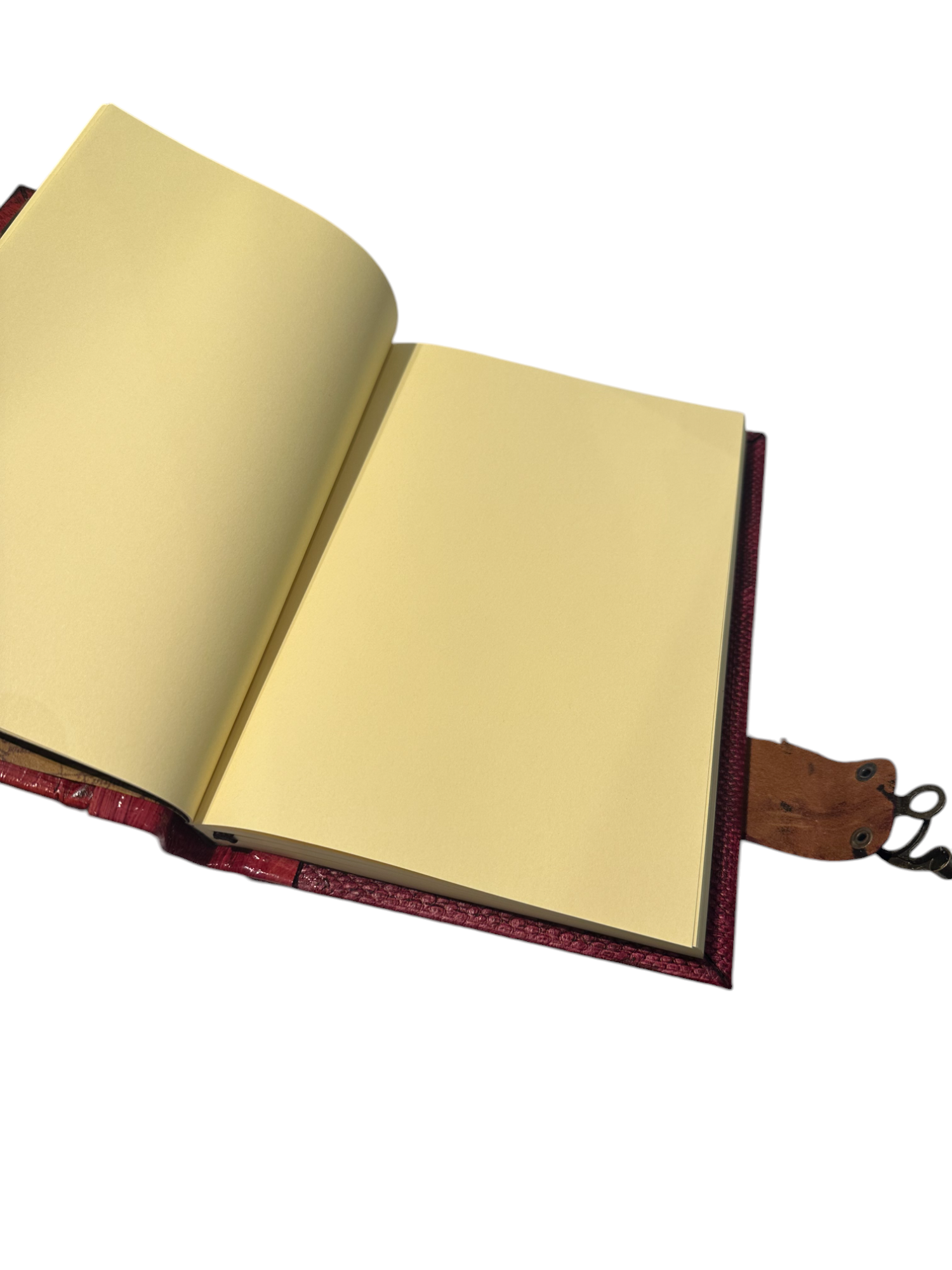 CRETE TRADING INC - Wholesale Journal/Diary - Handmade Leather Journal Belt Strap Cat Red5