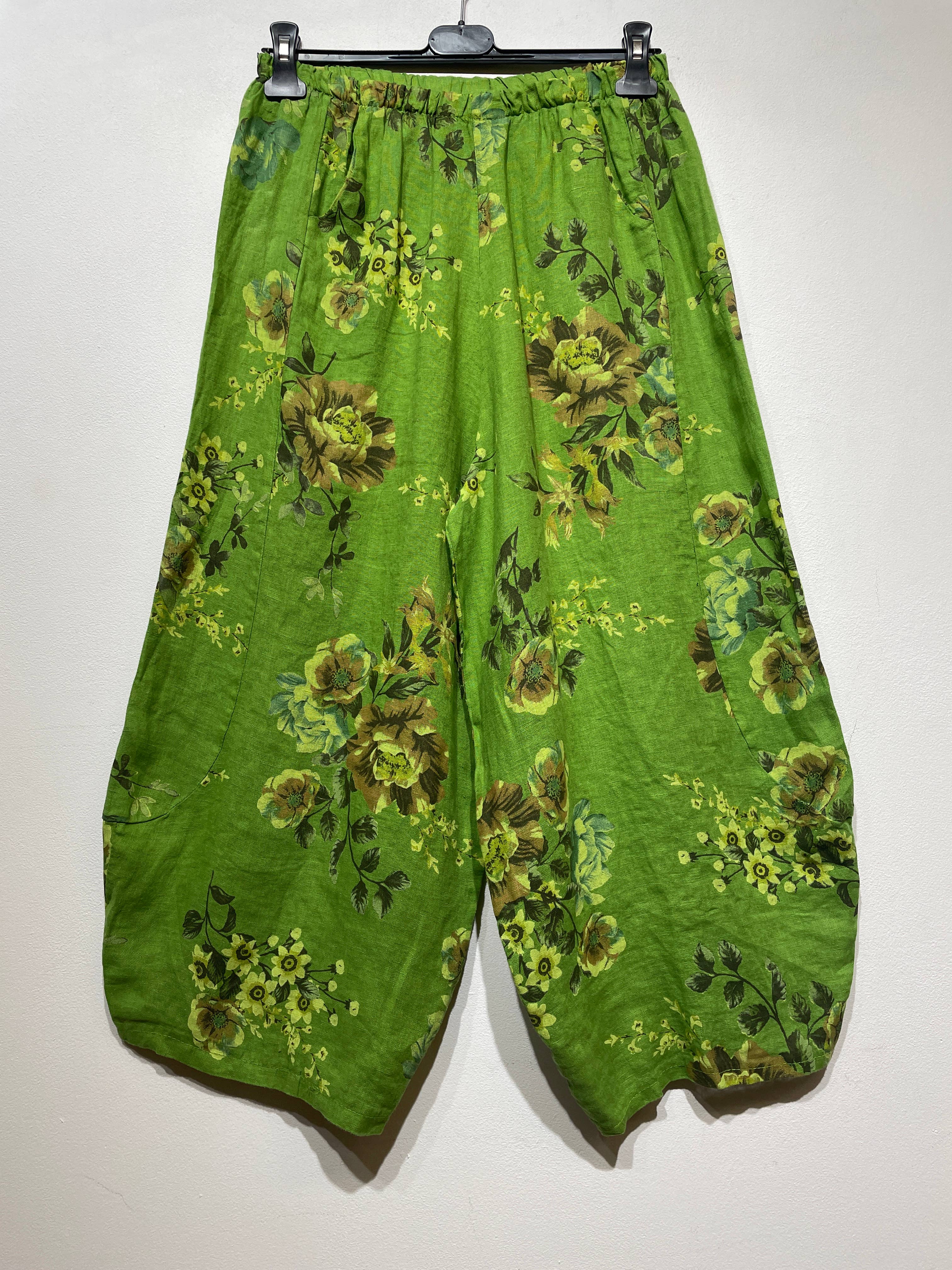 LINEN & COTTON HOUSE - Wholesale Broek - Dames - 75096 linnen broek met zakken en nieuwe print10