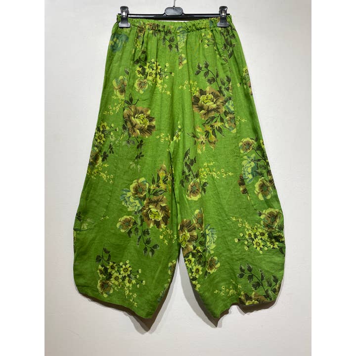 LINEN & COTTON HOUSE - Wholesale Broek - Dames - 75096 linnen broek met zakken en nieuwe print10