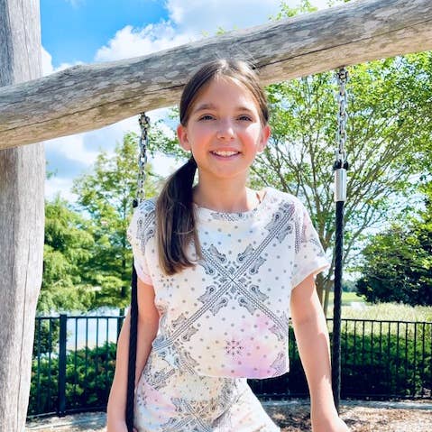 Tie Dye Bandana Printed Top - TWEEN GIRLS for wholesale by Paper Flower