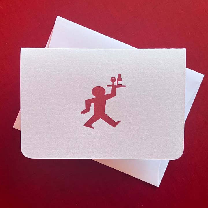 Coming Right Up brevtryckta gratulationskort för wholesale av 12 Acre Studio