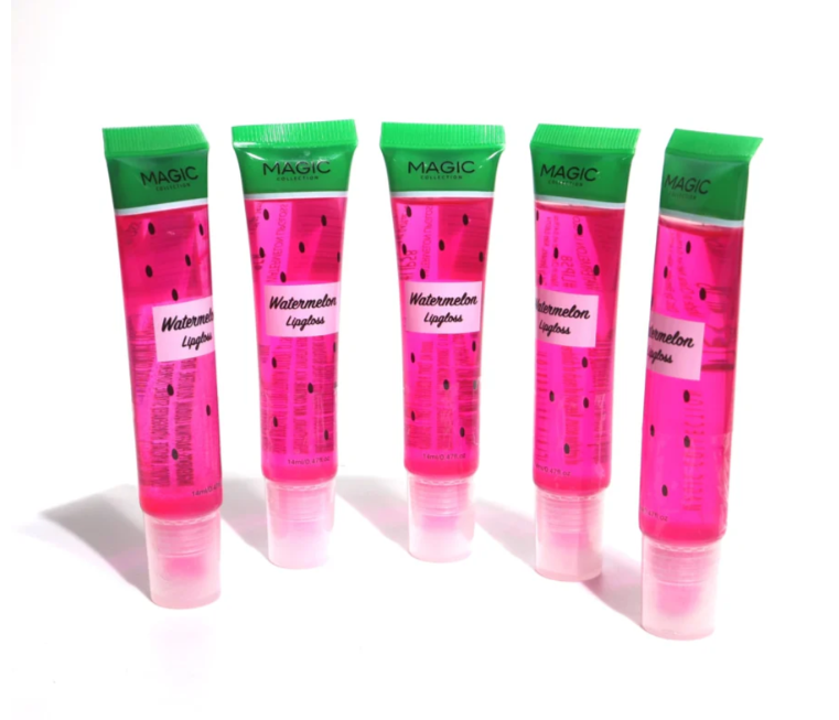 Majestic Wholesale - Wholesale Retailer Display - Beauty & Wellness - WATERMELON LIP GLOSS 36PCS BOX SET1