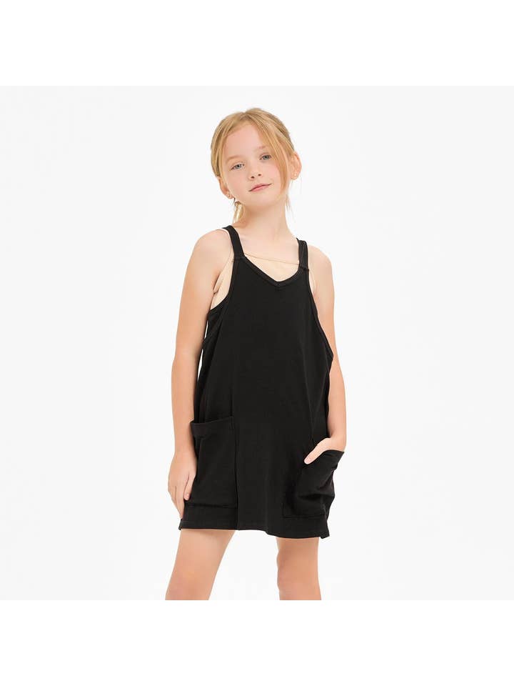 Good Girl - Wholesale Dress - Kids - Relaxed Tank Dress with Built-In Romper Lining