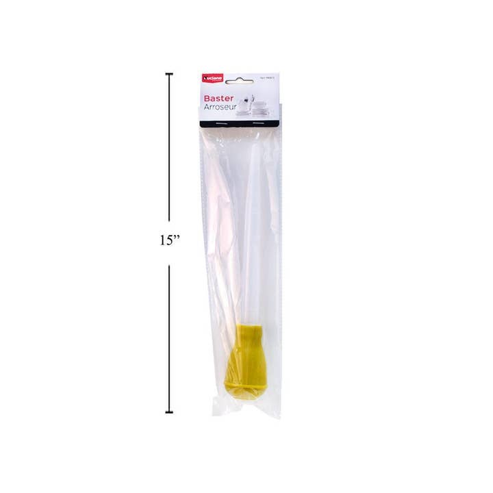Luciano Gourmet - Wholesale Kitchen Tool/Gadget - Luciano Pl. Baster w/Rubber Bulb