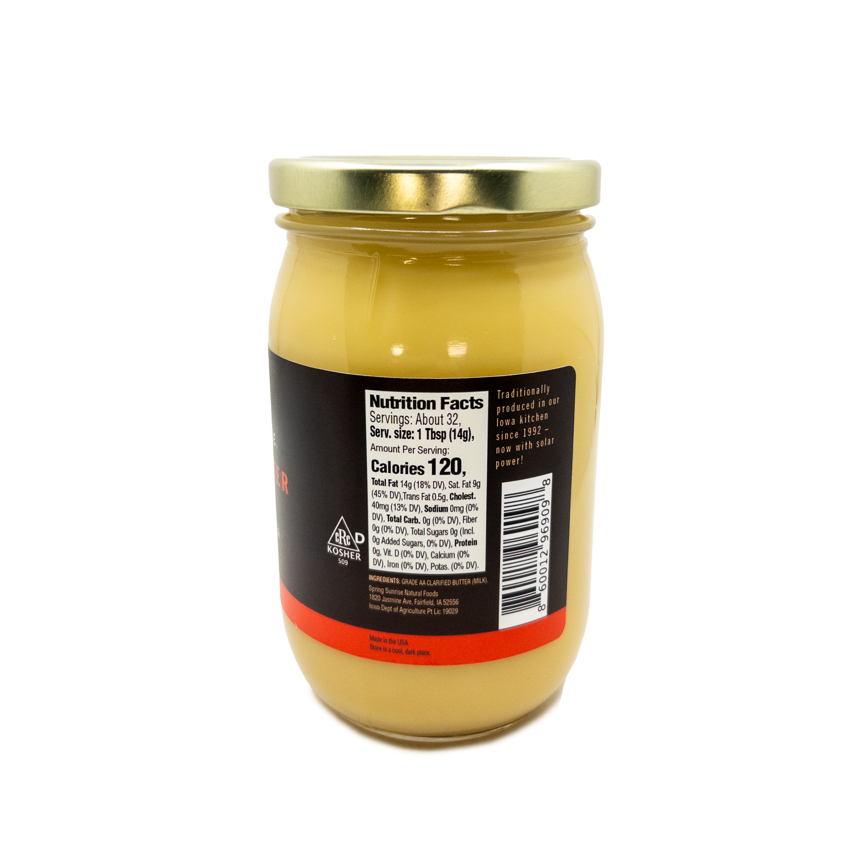 Spring Sunrise Natural Foods - Wholesale Butter - Classic Brown Butter Ghee2