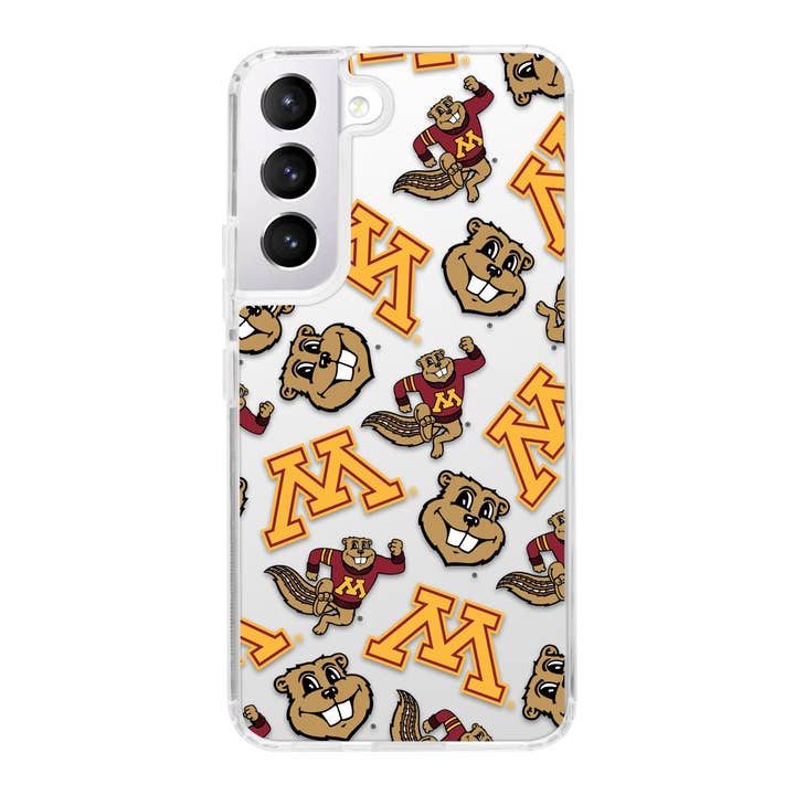 Custodia per telefono serie Samsung Galaxy S21 - S24 Minnesota Golden Gophers HD (Playbook) per la vendita all'ingrosso da parte di Affinity Bands