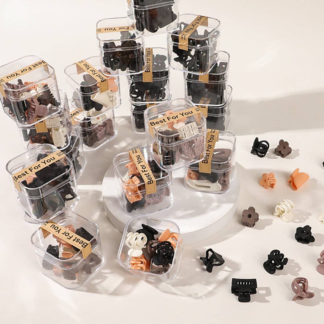 WEST AUSSIE SUPPLIES - Venta al por mayor Horquilla para el pelo - Mujer - Beau - Set de cajas con clips pequeños para el cabello1