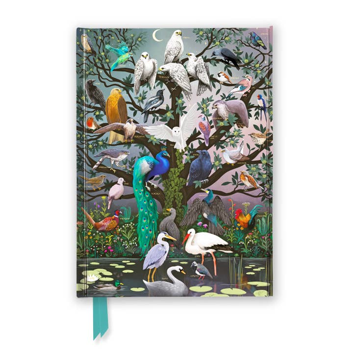 Anna Stead: Parliament of Fowls (Foiled Journal) for wholesale by Flame Tree Gift
