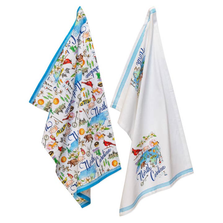 Boston International - Wholesale Tea Towel - NC North Carolina State CollectionCotton Tea Towels Set/20