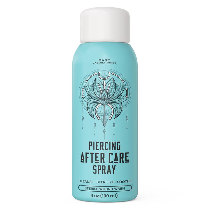 Base Laboratories - Wholesale Pain Relief Spray/Cream - Piercing Aftercare Spray - Saline Solution Mist for Healing