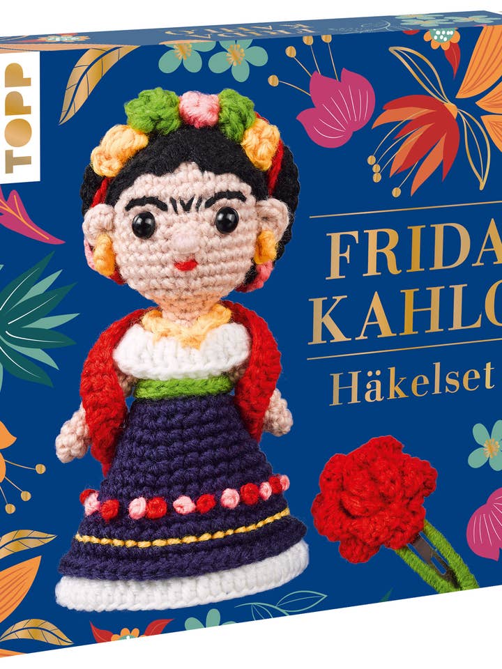 Set uncinetto Frida Kahlo per la vendita all'ingrosso da parte di frechverlag TOPP & BusseSeewald