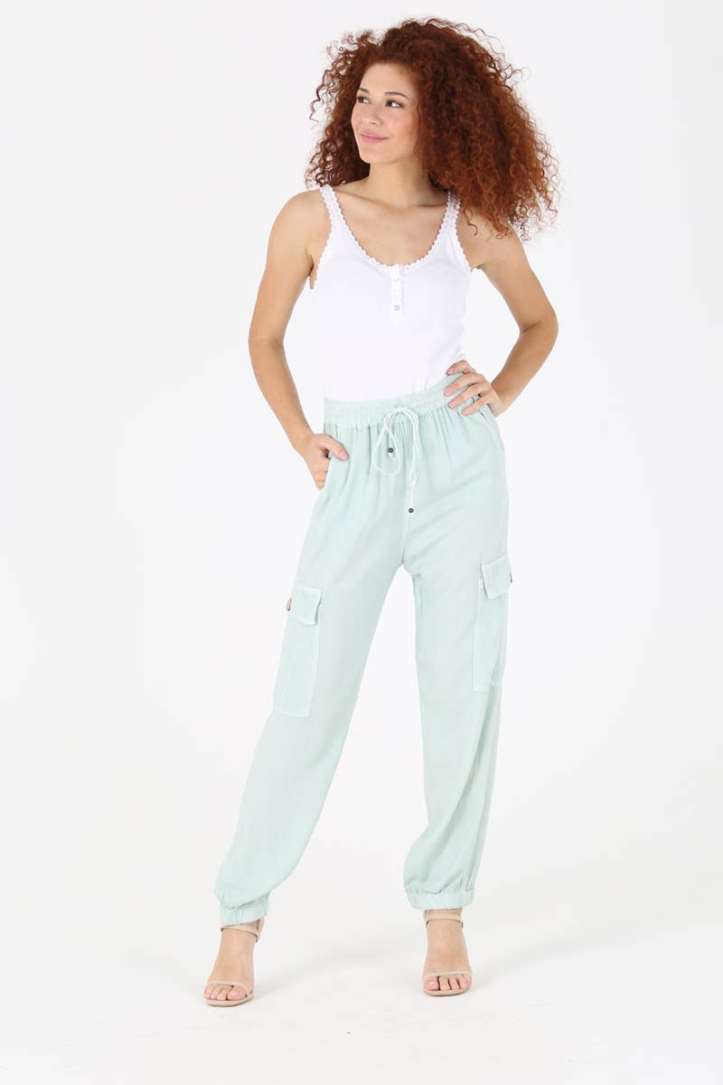 ANGIE - Wholesale Lounge Sweatpants/Joggers - Women's - 25R36-ASIS CARGO JOGGER PANTS25