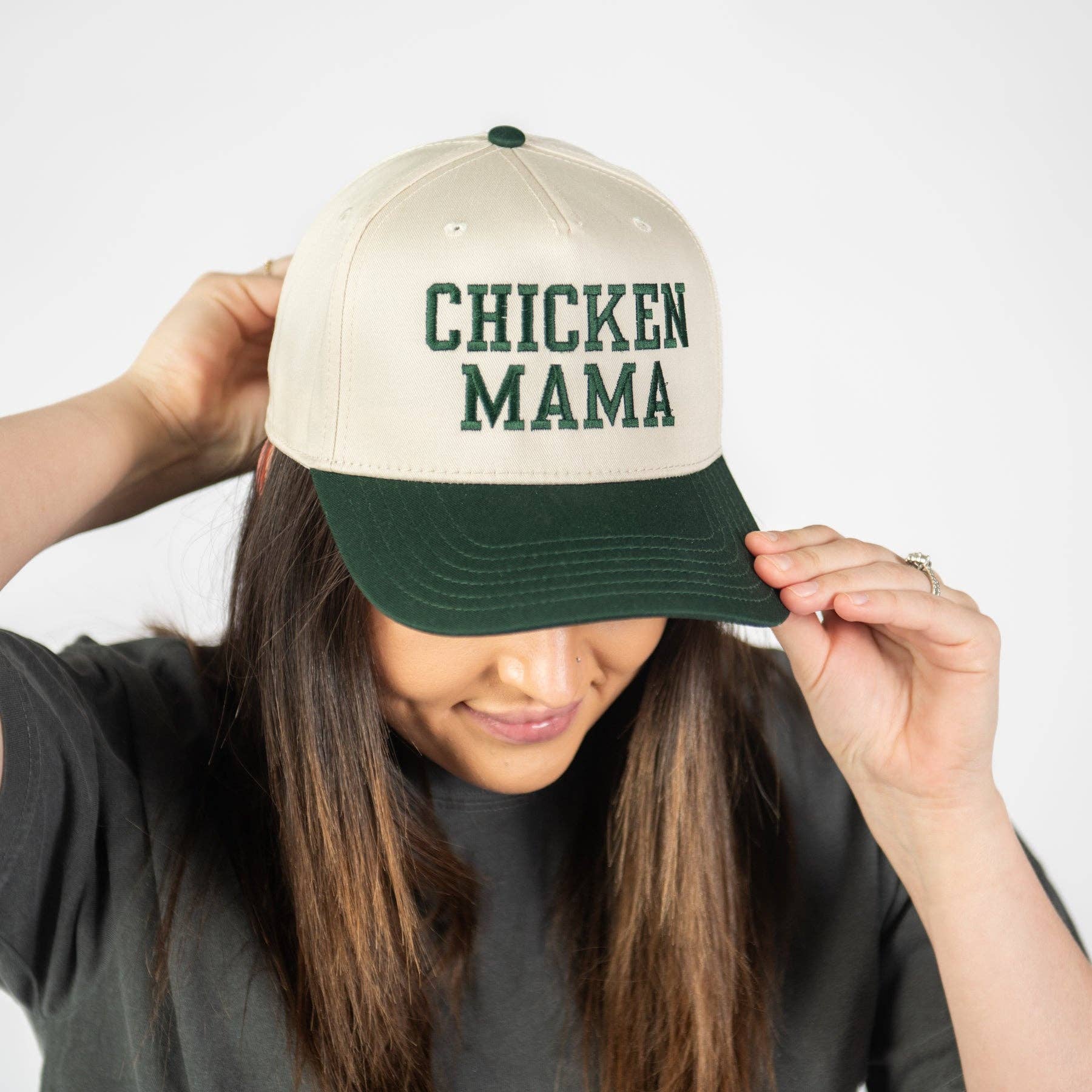 American Farm Company - Wholesale Trucker Hat - Women's - Western 'Chicken Mama' Women's Embroidered Trucker Hat2