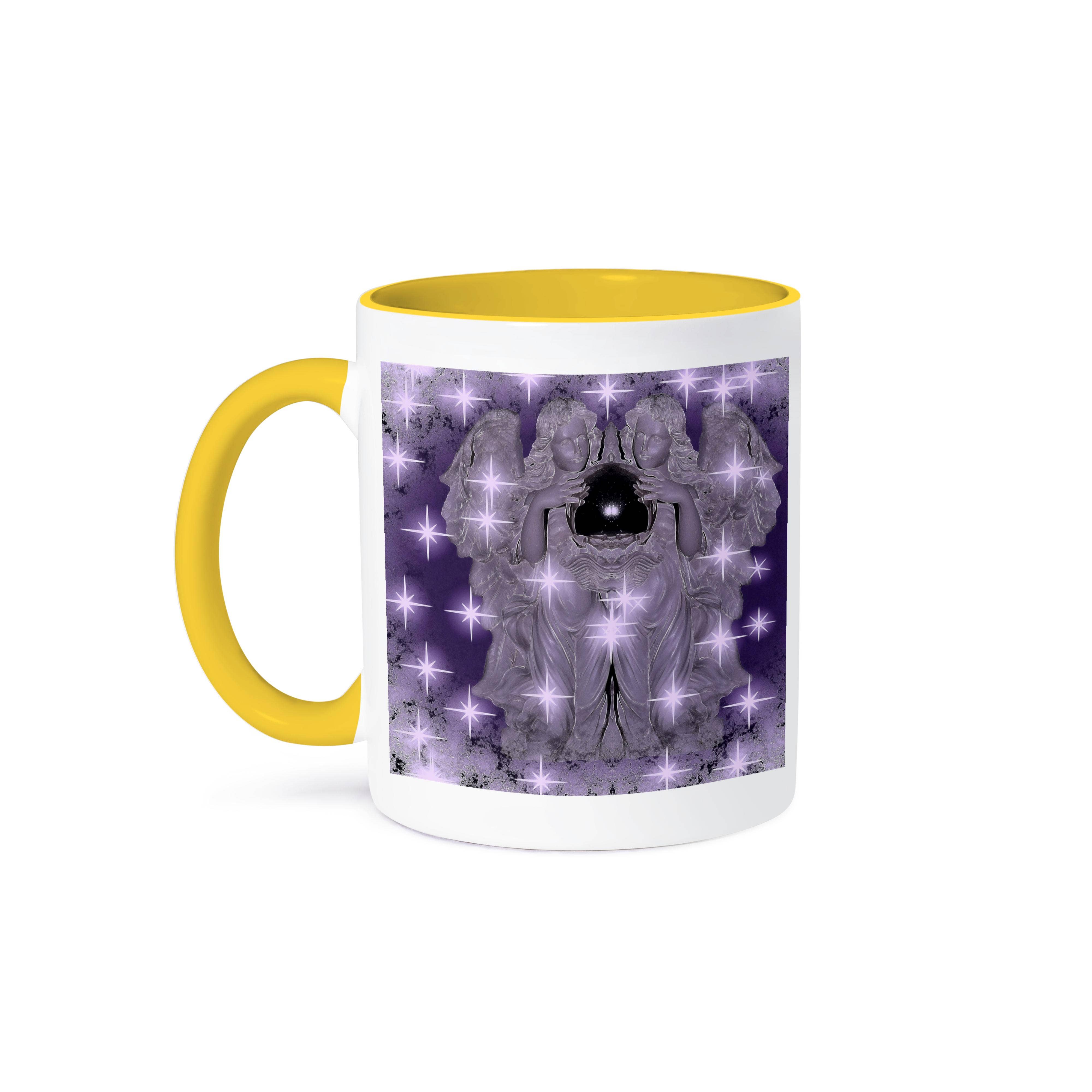 3dRose - Wholesale Coffee mug - 3dRose, Lavender Angels with Twinkle Stars, Mug0