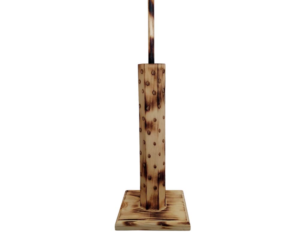 Candy Barn Express - Wholesale Lollipop - 2.25" Burnt Wood Lollipop Pole Stand - 2.25" Diameter