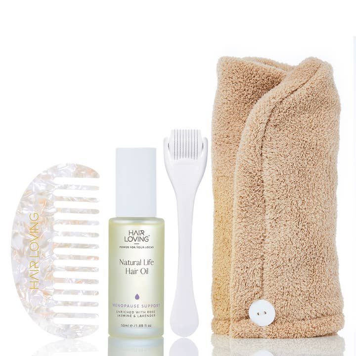 Hair Loving - Wholesale Haarverzorgingsset/Kit - Deluxe Pamper Box voor haarverzorging - Menopauze (Natural Life)0