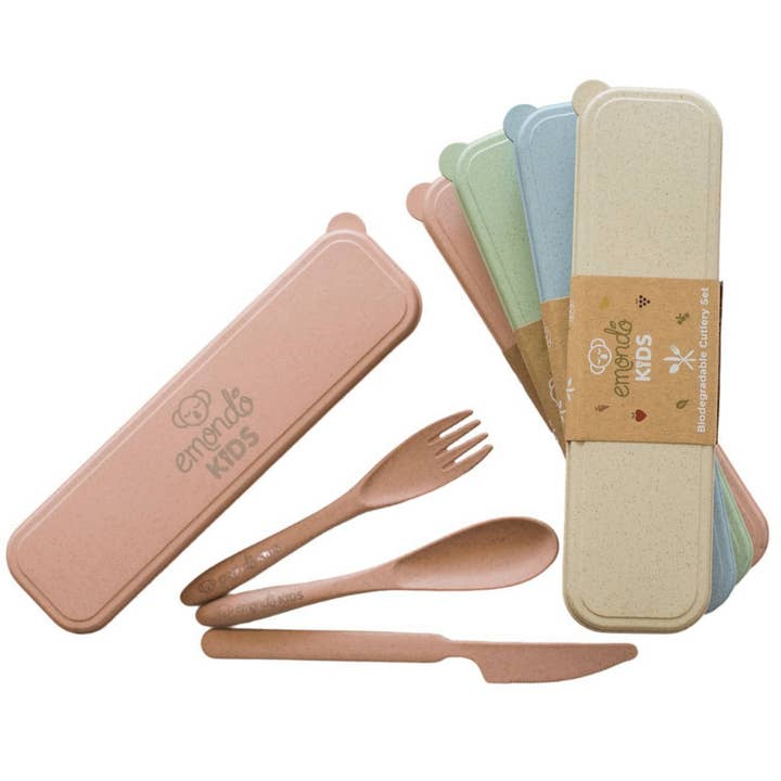 Eco-Friendly Cutlery Set with Box for wholesale by Emondo Kids