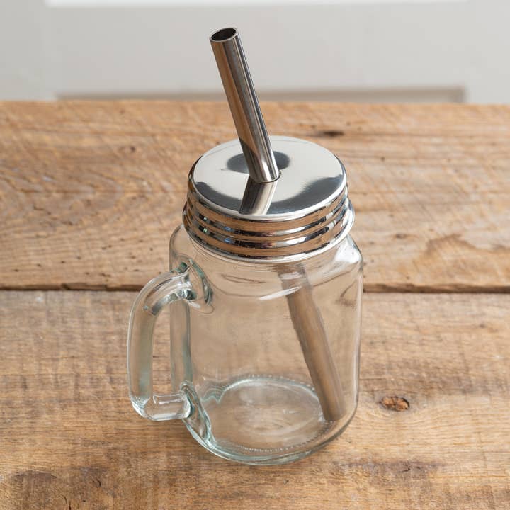CTW Home Collection - Wholesale Drink Lids - Mason Jar Drinking Lids & Straw Set