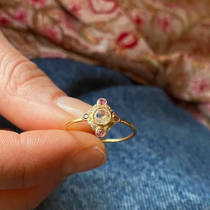 Sophie Deschamps Bijoux - Wholesale Multi-Stone Ring - Oberoi tourmaline ring (BAGLU71)2