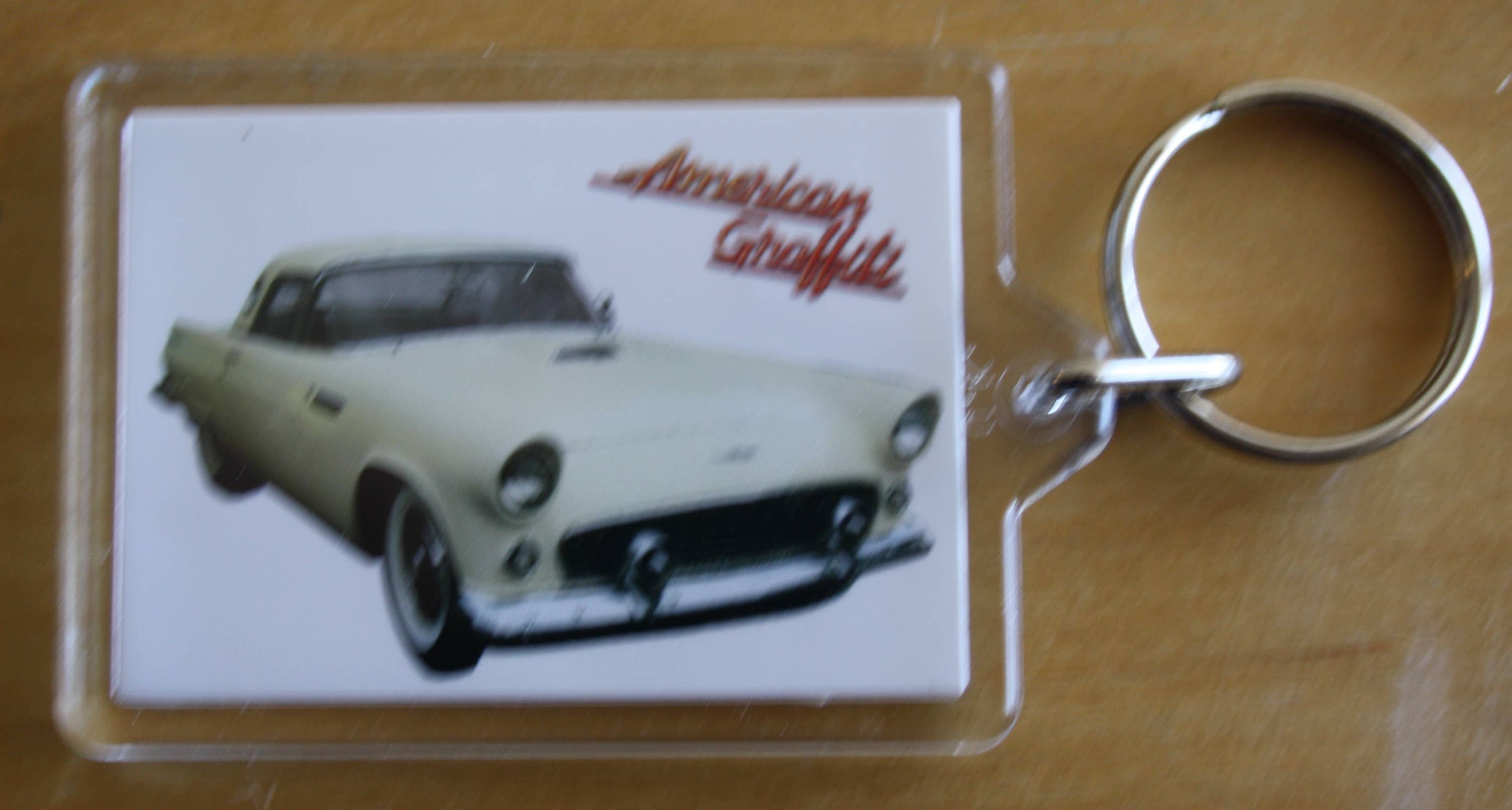Witherden's Workshop – wholesale Keychain – Unisex – Ford Thunderbird (American Graffiti)- Keyring 50 x35mm image1