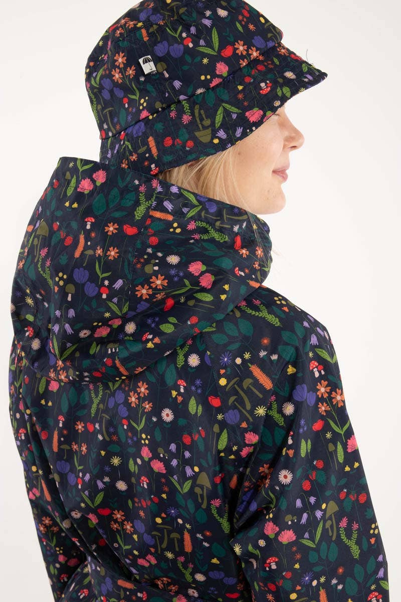 Danefae København - Wholesale Raincoat - Women's - Danelisabeth Raincoat Dk Navy BOTANICAL10