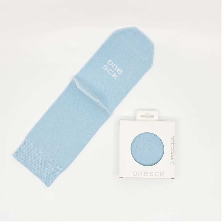 ONESCK - Wholesale Socks - Unisex - Plain Single Socks | Baby Blue Sock | Pastel Gift Idea1