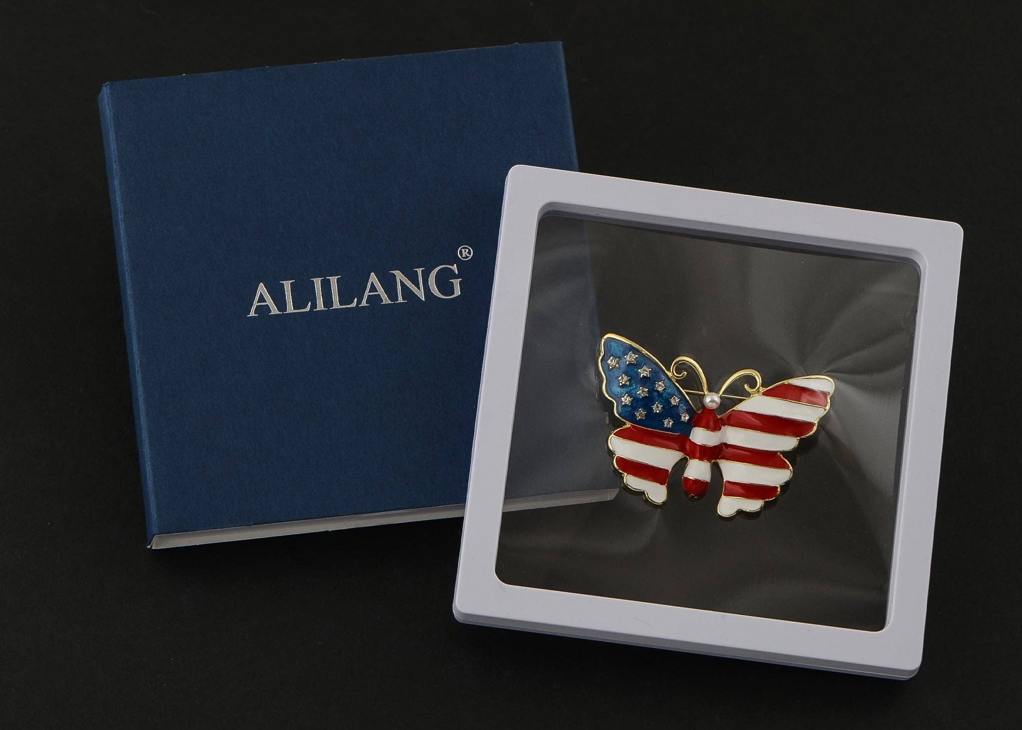 AK Brand – Großhandel Broschen – Brosche mit amerikanischer Flagge der USA, 4. Juli93