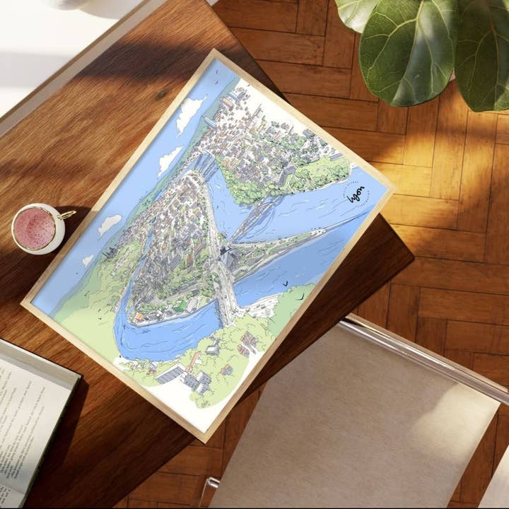 EMILIE ETTORI ILLUSTRATION – wholesale Art print – Panoramic Confluence6