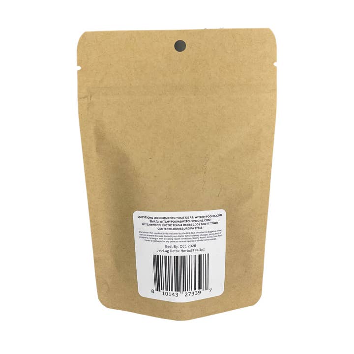 Witchy Pooh's Exotic Teas & Herbs - Wholesale Loose Tea - Jet-Lag Relief Loose Leaf Organic Functional Herbal Detox Te1