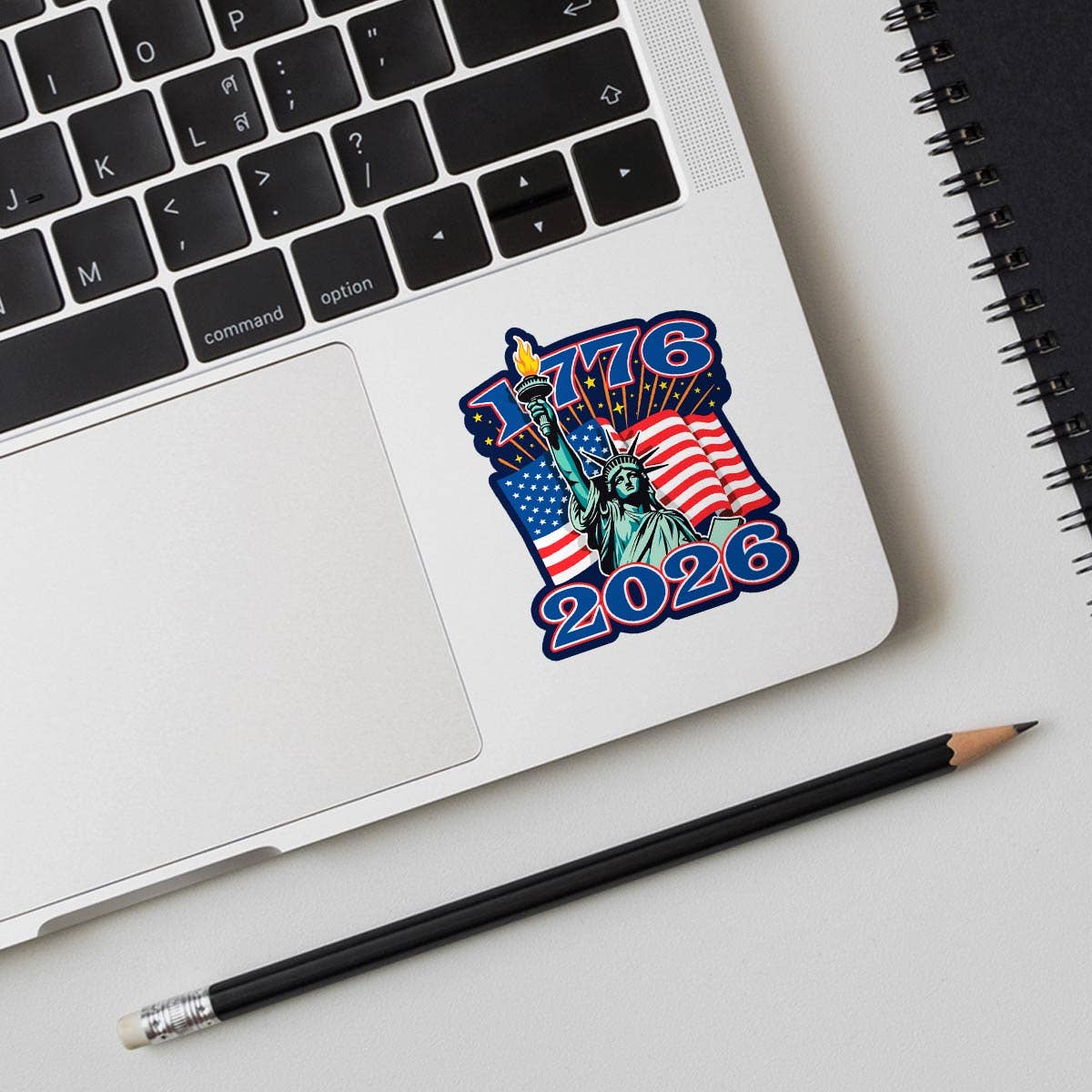 RetroPlanet - Wholesale Sticker - USA 1776 Liberty 2026 Patriotic 250 Years Mini Sticker 20 ct4