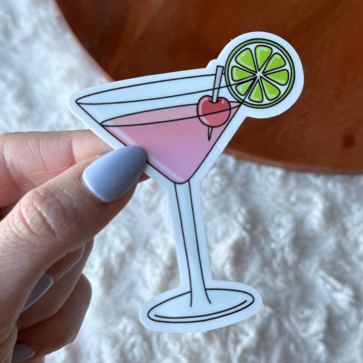 Big Moods - Wholesale Sticker - Cosmopolitan Cocktail Sticker0