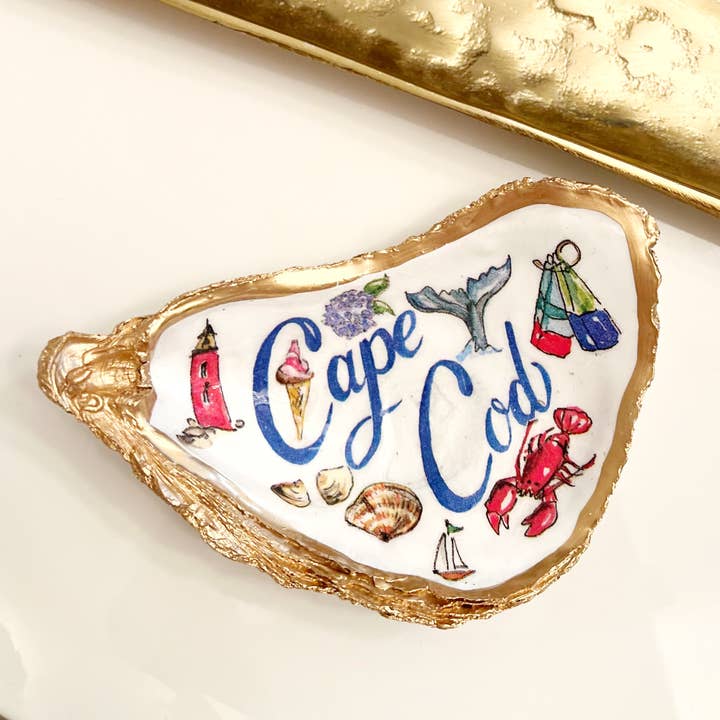Oyster Ring Dish - Cape Cod for wholesale by The Painted Pearl