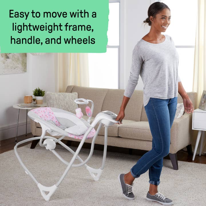 Ingenuity - Wholesale Swing - Kids & Baby - Ingenuity SimpleComfort Compact Soothing Swing - Cassidy 6