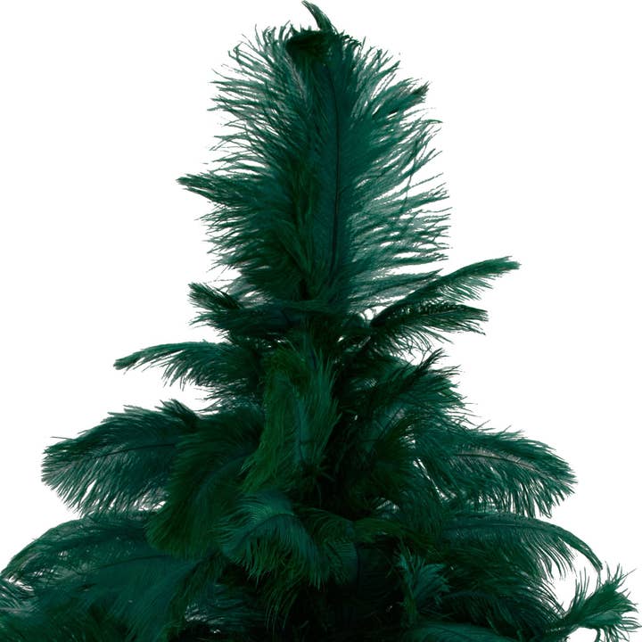 Lee Display - Wholesale Artificial Christmas Tree - Green Ostrich Feather Christmas Tree2