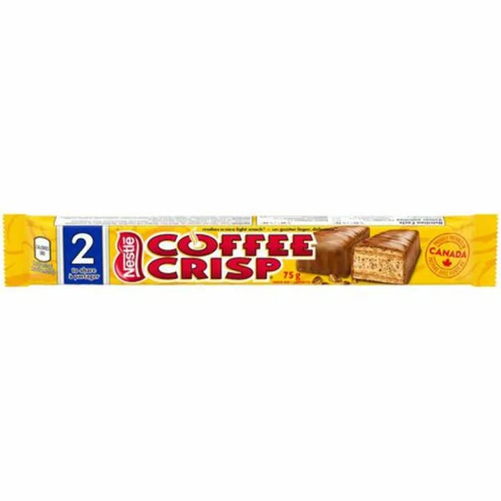 Nestle Coffee Crisp King Size Chokolade, 75g/2.6oz. x 24ct for engroshandel hos Echo Sales America