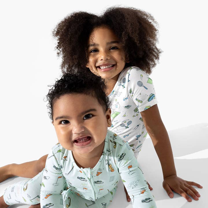 Golf Bambus-Strampler mit umklappbaren Füßen für den Großhandel von Bellabu Bear