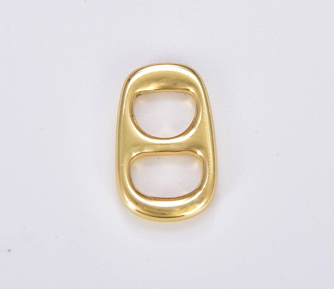 Beads Creation – wholesale Individuell berlock/hänge – Mini Soda Pop Pull guldfylld burkflikhänge CP1852