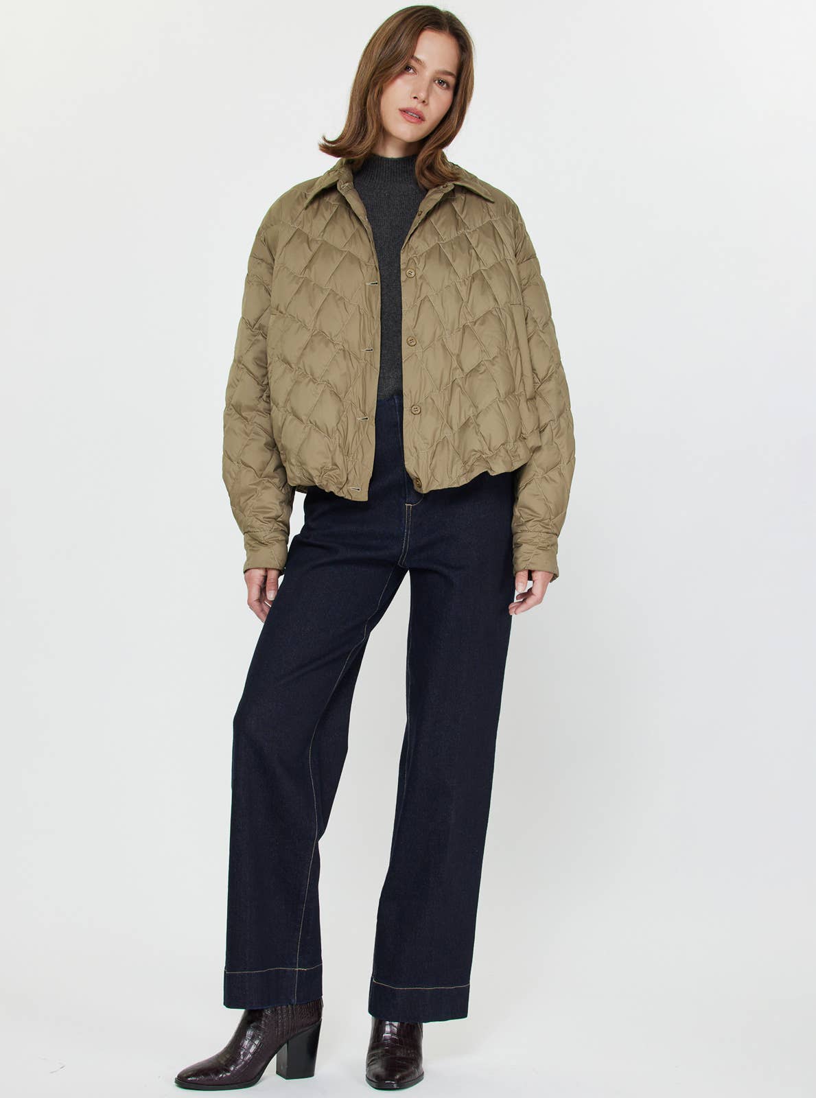 Current Air - Vente Veste – femme - Veste courte matelassée en duvet de canard3