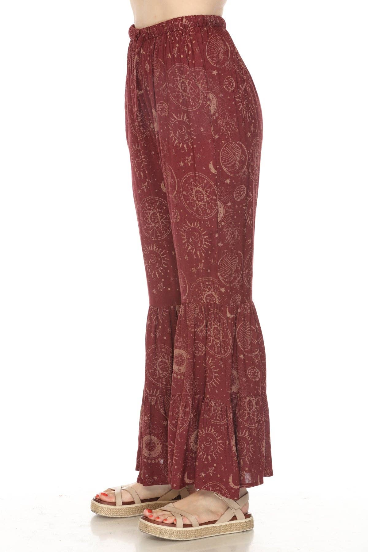 Lakhays Collection Inc. - Wholesale Pants - Women's - Flowy Tiered Ruffle Pants4