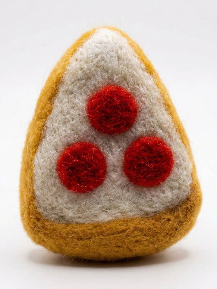 Handmade Pizza Slice Magnet for wholesale by Woobbi