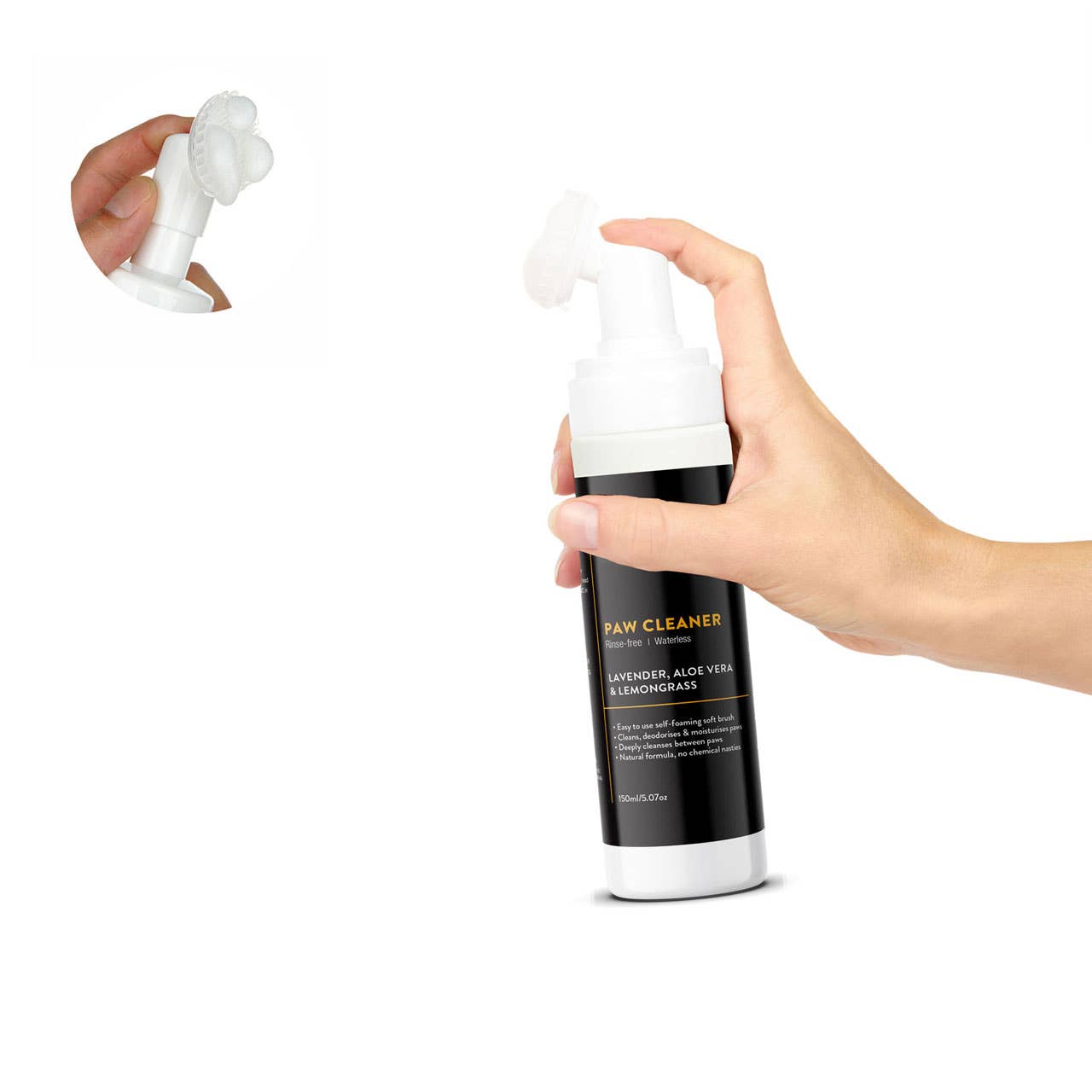 Essential Dog – wholesale Pet cleaning supplies – Rinse Free Dog Paw & Body Cleaner (Lavender & Lemongrass)1