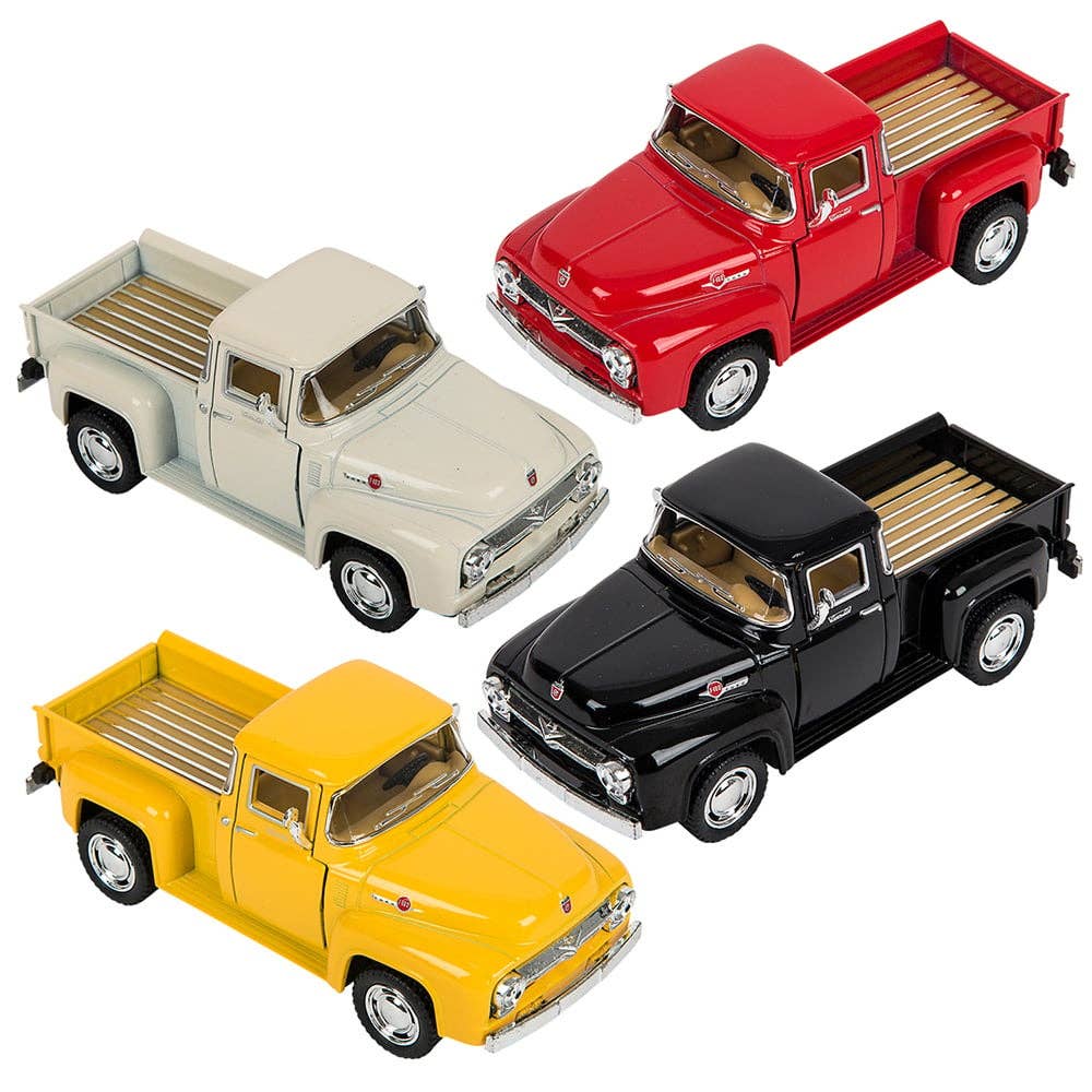 La Luna Bella - Toys - Wholesale Toy Car/Truck - Kids - 5" DIE-CAST 1956 FORD F-100 PICK UP TRUCK LLB Car Toys1