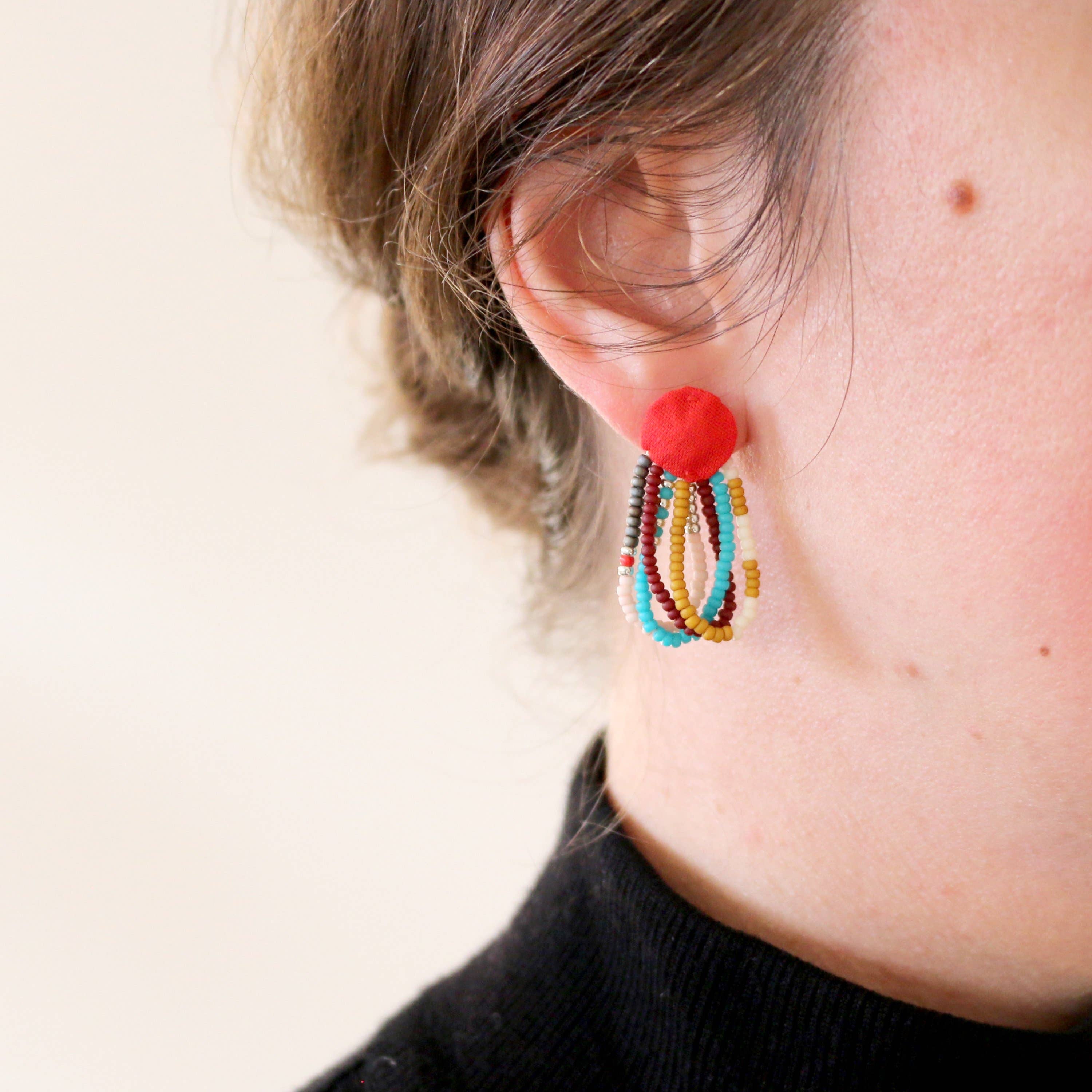 ashdel – wholesale Dangle earrings – Loop Drop Studs1