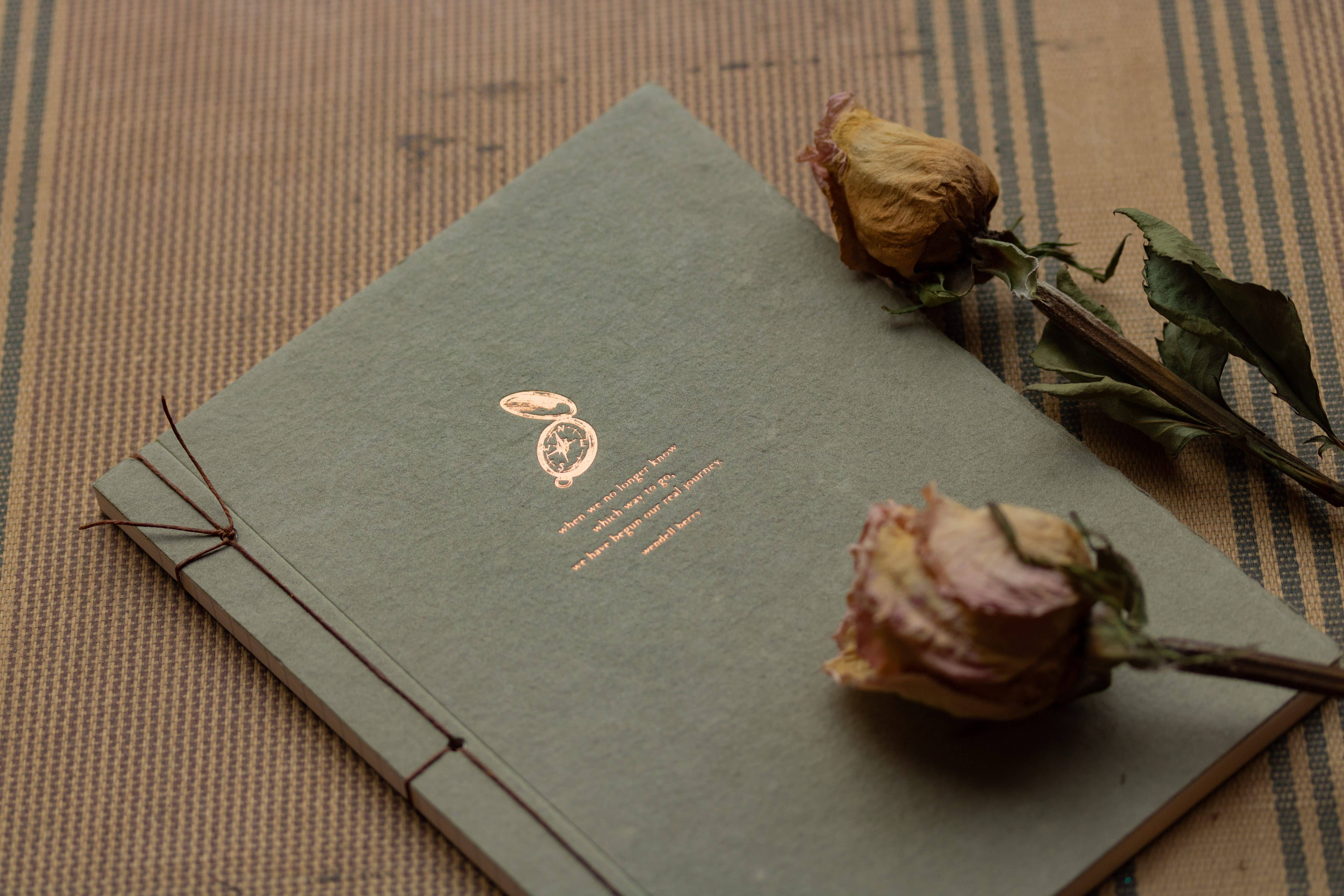 Oblation Papers & Press – Engroshandel Dagbog – Wendell Berry bog med inspiration og bogtryk2