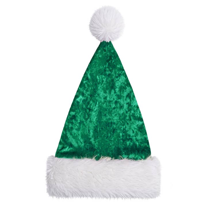 GEXWORLDWIDE - Wholesale Santa Hat - Shiny Christmas Hats Adult-Sized Festive Accessories14